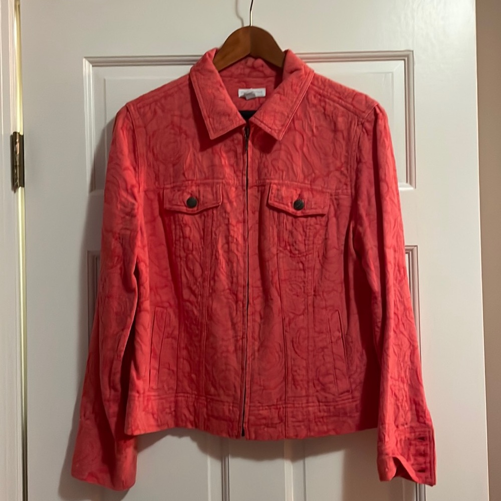 Charter Club Woman’s Cotton Cropped Jacket